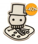 FIGURINE BOIS BONHOMME DE NEIGE - FOAM CLAY