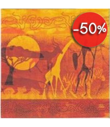 SERVIETTE OMBRES AFRICAINES