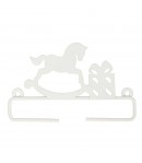 PORTE DECOR METAL CHEVAL 11X7CM