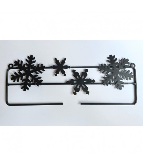 PORTE DECOR METAL 21CM FLOCONS