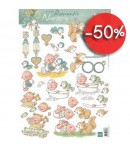 FEUILLE 3D BABY ROMANTIC AK0053