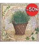 SERVIETTE COCKTAIL THYM ET HERBES DE PROVENCE