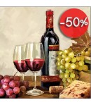 SERVIETTE VIN ET RAISIN