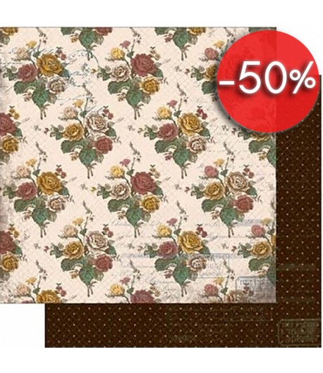 PAPIER SECRET GARDEN 30.5 X 30.5 CM - BO BUNNY PROVENCE