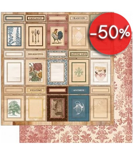 PAPIER CUPBOARDS 30.5 X 30.5 CM - BO BUNNY PROVENCE