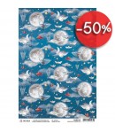 PAPIER DE RIZ MOONLIGHT UMBRELLAS 21 X 29.7CM CBRP145