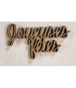 MOT BOIS JOYEUSES FETES
