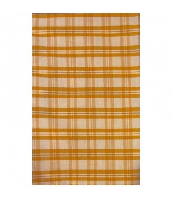 COUPON TISSU MOUTARDE 30X60 GRAND CARREAUX