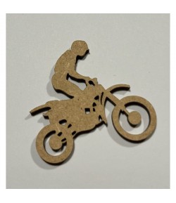 SUJET BOIS MOTO 4X4CM