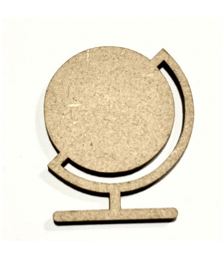 SUJET BOIS GLOBE 3.5X4CM