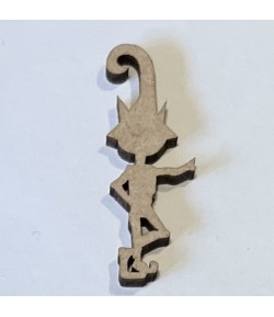 SUJET BOIS LUTIN 1.5X4.5CM