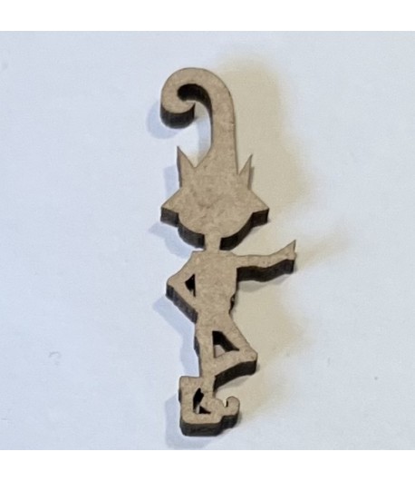 SUJET BOIS LUTIN 1.5X4.5CM