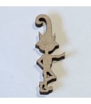 SUJET BOIS LUTIN 1.5X4.5CM