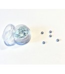 BOITE DEMI-PERLES 6MM - BLEU CIEL