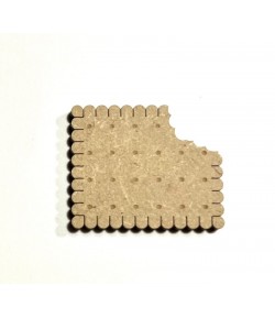 SUJET BOIS PETIT BEURRE CROQUE 2.8X2.4CM