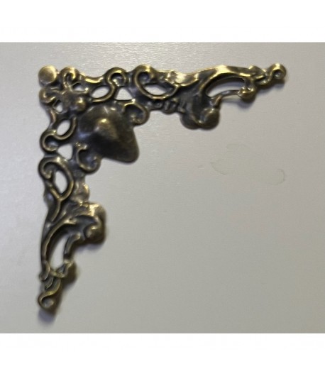 ANGLE EN METAL 4 CM - BRONZE
