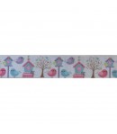 RUBAN PETITS OISEAUX 2 CM - 1 METRE