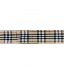 RUBAN ECOSSAIS FACON BURBERRY  2 CM - 1 M