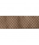 RUBAN TRANSPARENT BEIGE A POIS 2.5 CM - 1 METRE