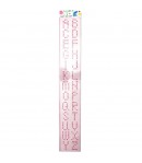 POCHOIR LONG LETTRES POINT DE CROIX 10.5X70.5CM