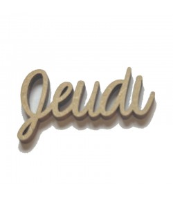 MOT BOIS JEUDI 4.2X2.4CM