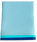 3 FEUILLES SIMILI CUIR TONS BLEUS 16X20 CM