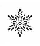 TAMPON BOIS ROND ETOILE NEIGE