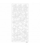 STICKERS PAPILLONS BLANC