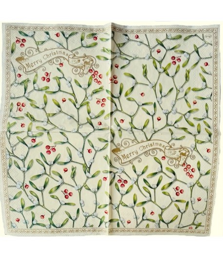 SERVIETTE GUI ET BAIES