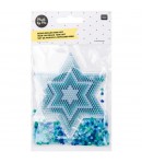 SET DE PERLES A REPASSER ETOILE BLEU