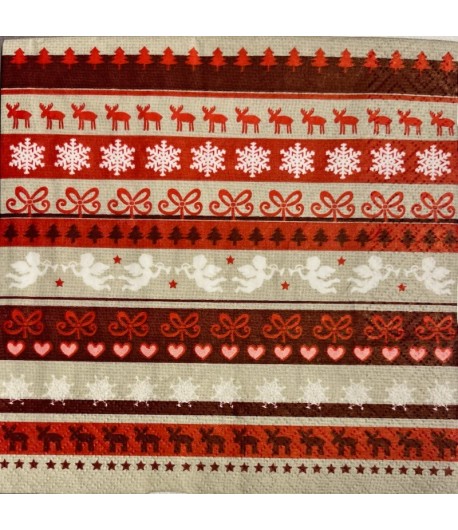 SERVIETTE PATCHWORK NOEL