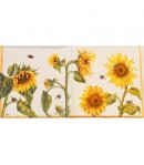 SERVIETTE TOURNESOLS ET ABEILLES