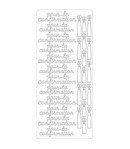 STICKERS CONFIRMATION ARGENT