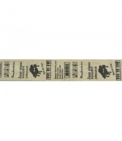 RUBAN ECRU JAZZ PIANO CONCERT 2 CM - 1 METRE