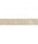 RUBAN VICHY BEIGE 10MM - 1 M