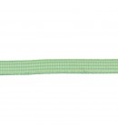 RUBAN VICHY VERT CLAIR 10MM - 1 M