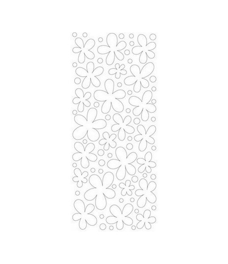 STICKERS DOUBLE FACE FLEURS