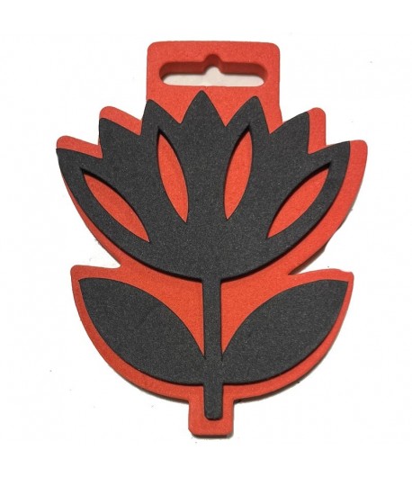 TAMPON MOUSSE FLEUR 10X10.4CM