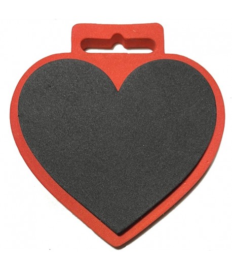 TAMPON MOUSSE COEUR 10X10.5CM