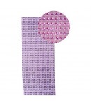 BANDES STRASS ADHESIVES VIOLET 10X25.5CM