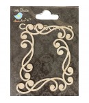 CHIPBOARD ANGLES FLOURISH 6.9X6.5CM