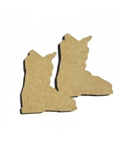 SUJET BOIS CHAUSSURES SKI 3.9X3.3CM
