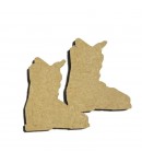 SUJET BOIS CHAUSSURES SKI 3.9X3.3CM