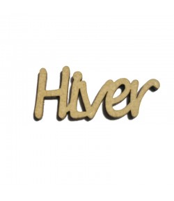 MOT BOIS HIVER 4X1.6CM