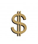 SUJET BOIS DOLLAR 1.9X3.5CM