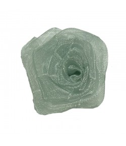 FLEUR EN TULLE - GRIS 3.3CM