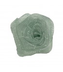 FLEUR EN TULLE - GRIS 3.3CM