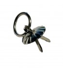 ATTACHE PARISIENNE POIGNEE - ARGENT