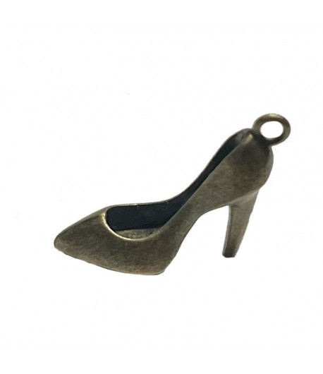 CHARM METAL BRONZE - CHAUSSURE 0.8X2CM