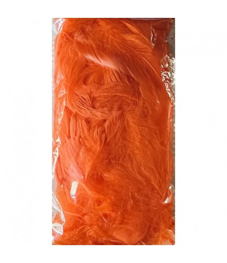 PLUMES ORANGES 5-10CM